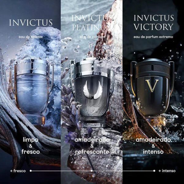 Invictus Platinum Paco Rabanne – Herenparfum – Eau de Parfum - Image 6